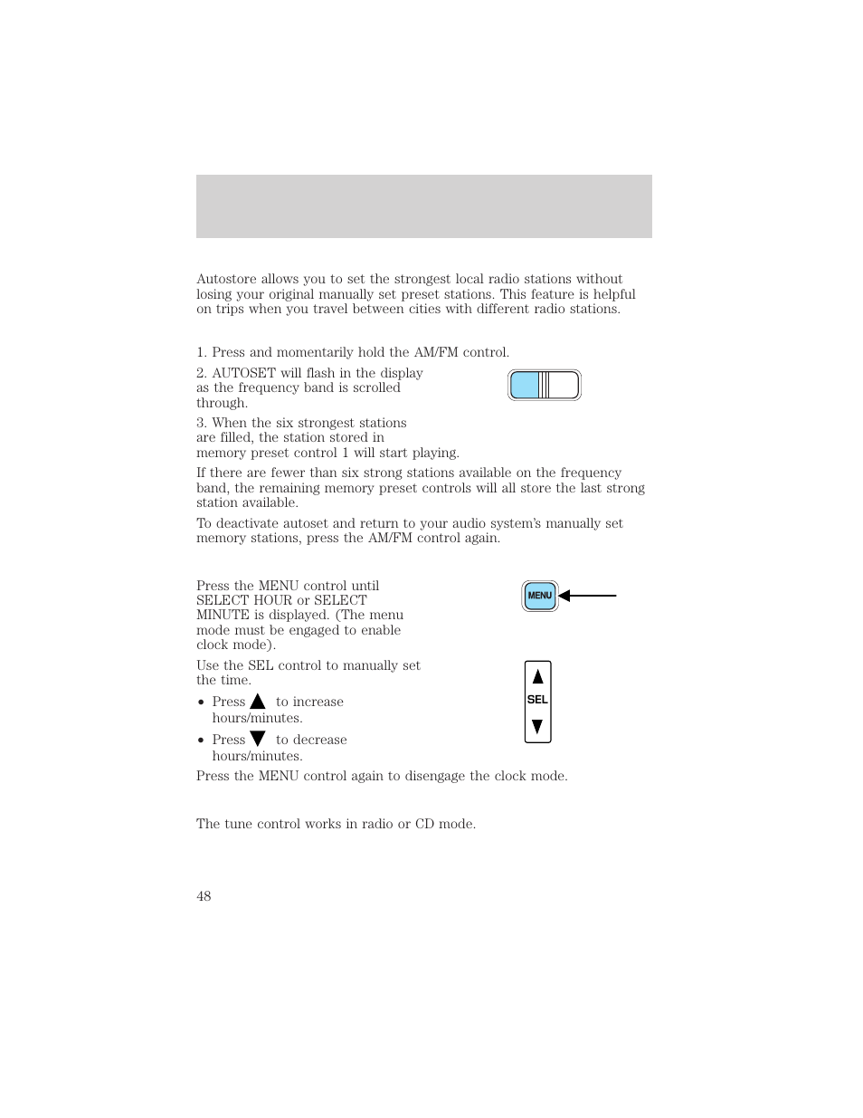 Entertainment systems | FORD 2002 Windstar v.2 User Manual | Page 48 / 288