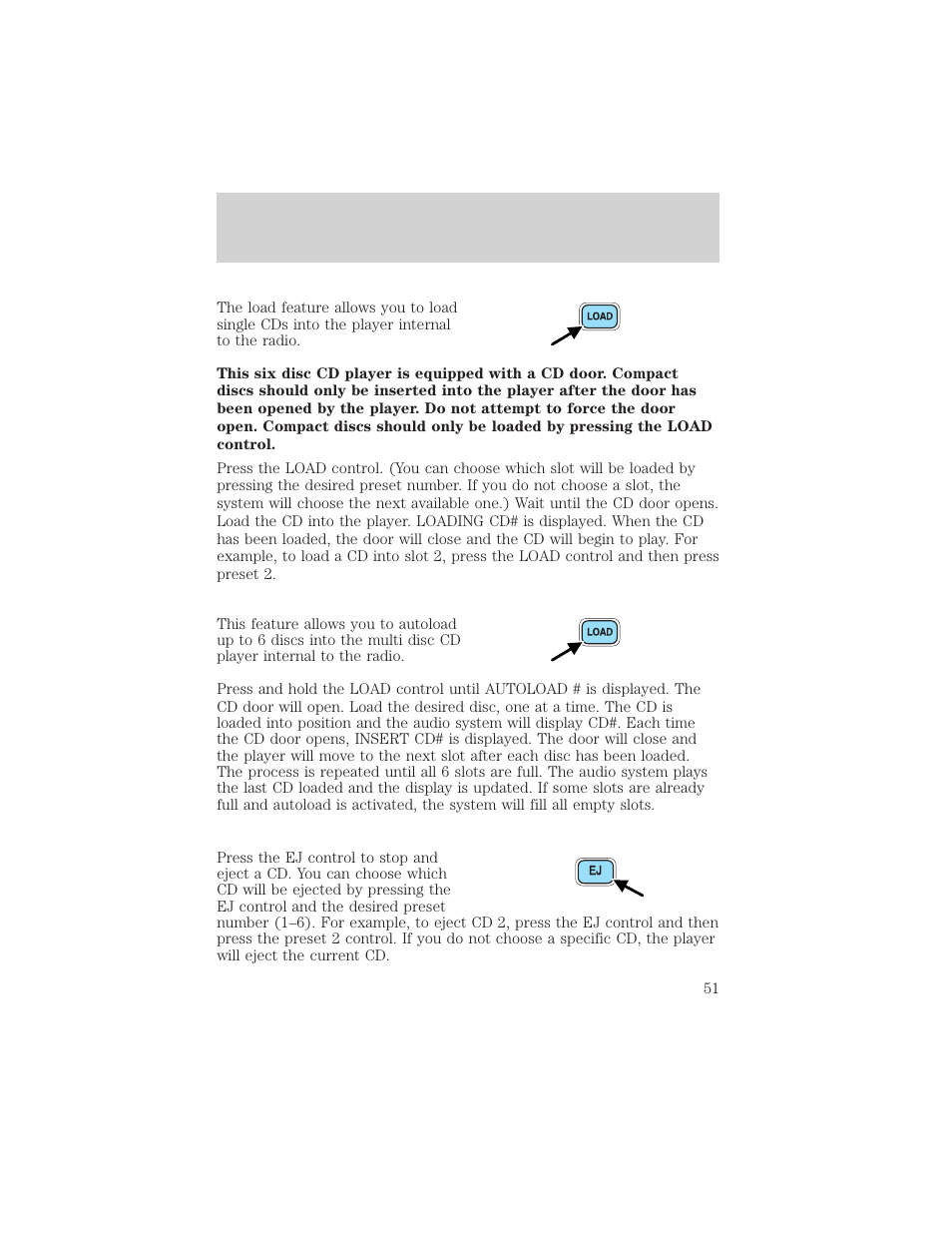 Entertainment systems | FORD 2002 Windstar v.2 User Manual | Page 51 / 288