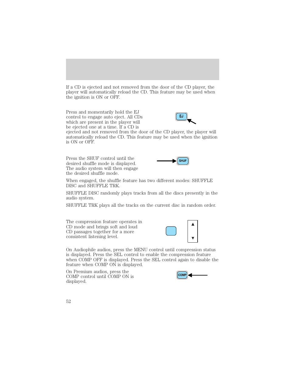 Entertainment systems | FORD 2002 Windstar v.2 User Manual | Page 52 / 288