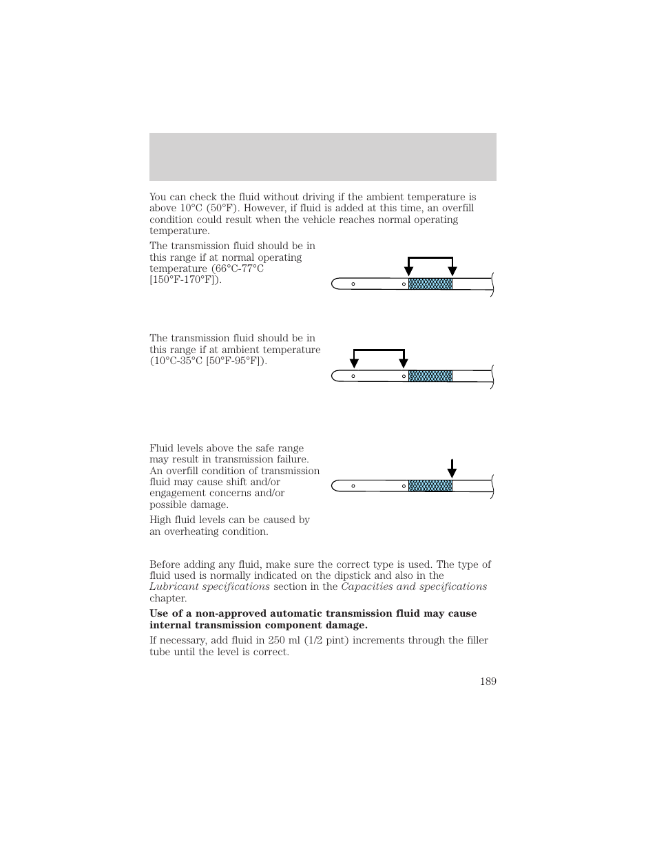 Maintenance and care | FORD 2001 Crown Victoria User Manual | Page 189 / 248