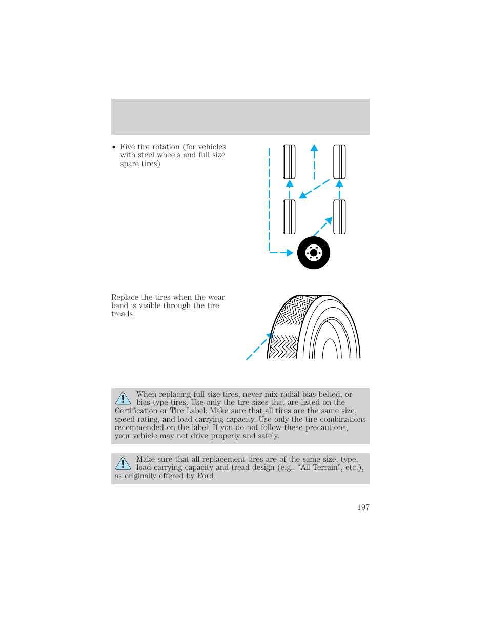 Maintenance and care | FORD 2001 Crown Victoria User Manual | Page 197 / 248