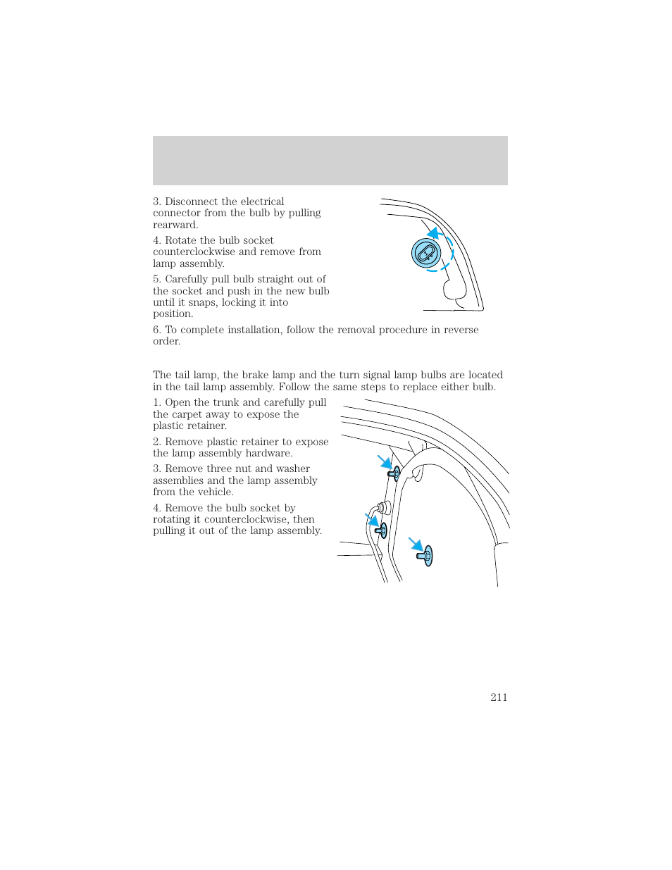 Maintenance and care | FORD 2001 Crown Victoria User Manual | Page 211 / 248