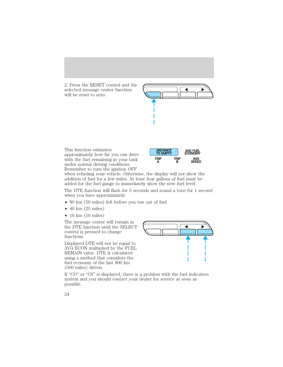 Instrumentation | FORD 2001 Crown Victoria User Manual | Page 24 / 248