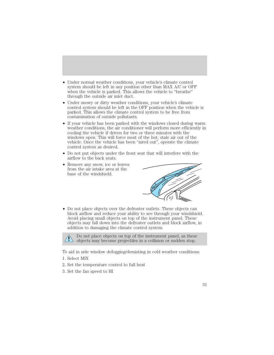 Controls and features | FORD 2001 Crown Victoria User Manual | Page 31 / 248