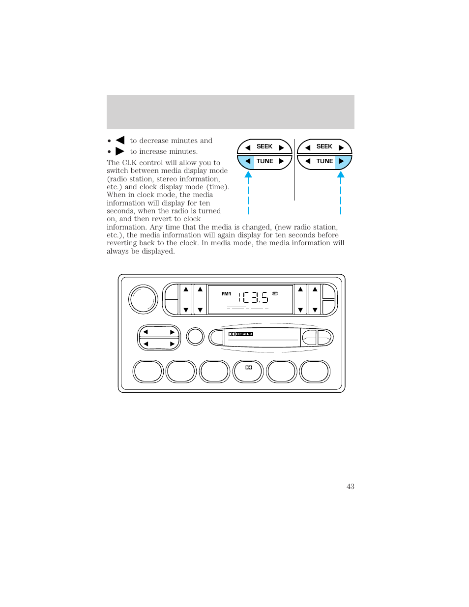 Controls and features | FORD 2001 Crown Victoria User Manual | Page 43 / 248