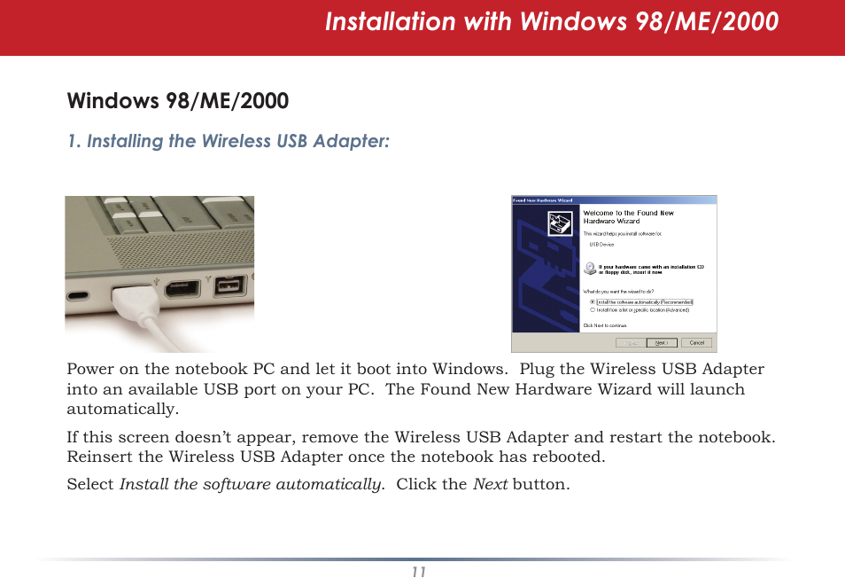 Buffalo Technology AirStation WLI-U2-AG108HP User Manual | Page 11 / 53