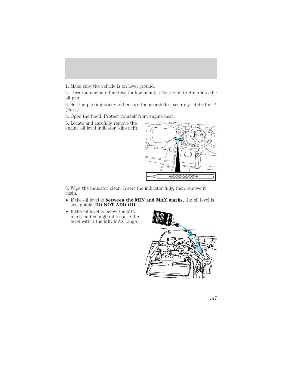 Maintenance and care | FORD 2001 E-450 User Manual | Page 147 / 224