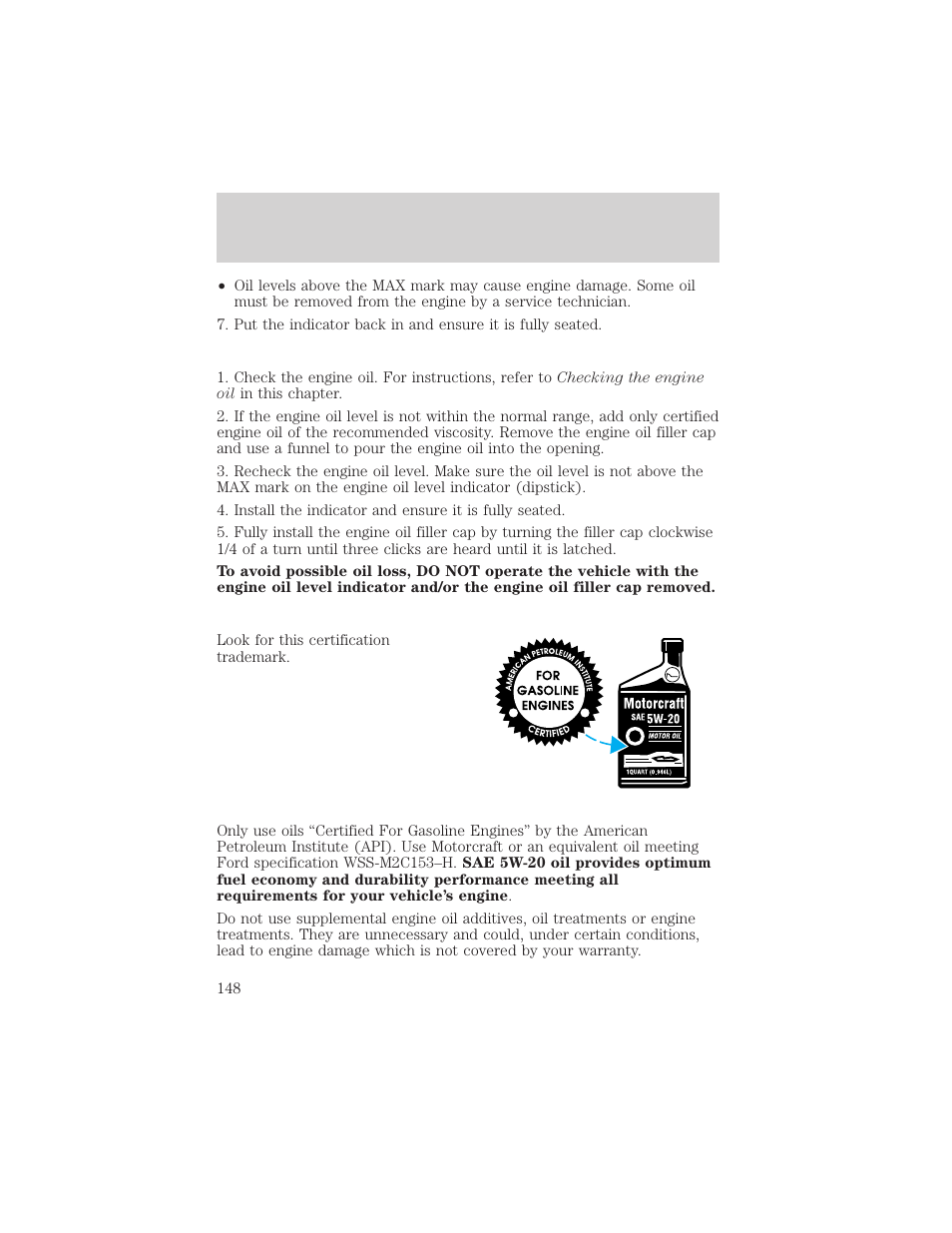 Maintenance and care | FORD 2001 E-450 User Manual | Page 148 / 224