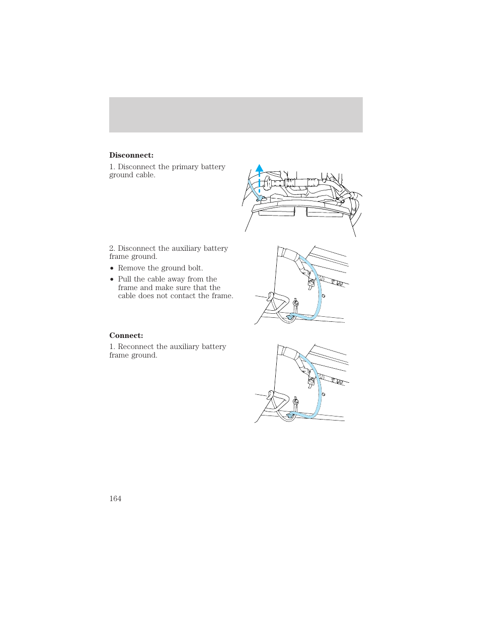 Maintenance and care | FORD 2001 E-450 User Manual | Page 164 / 224