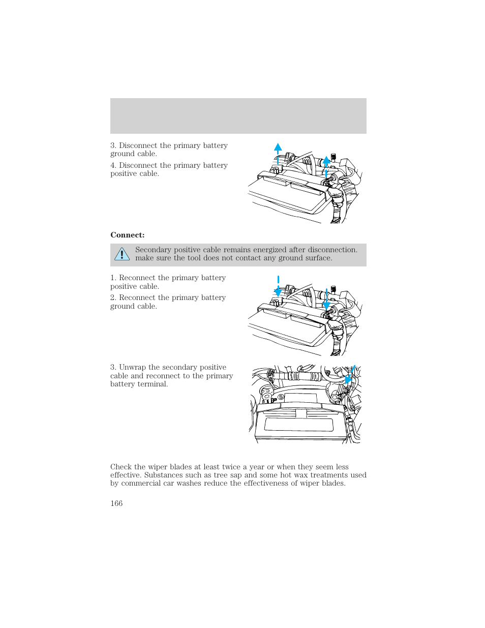 Maintenance and care | FORD 2001 E-450 User Manual | Page 166 / 224