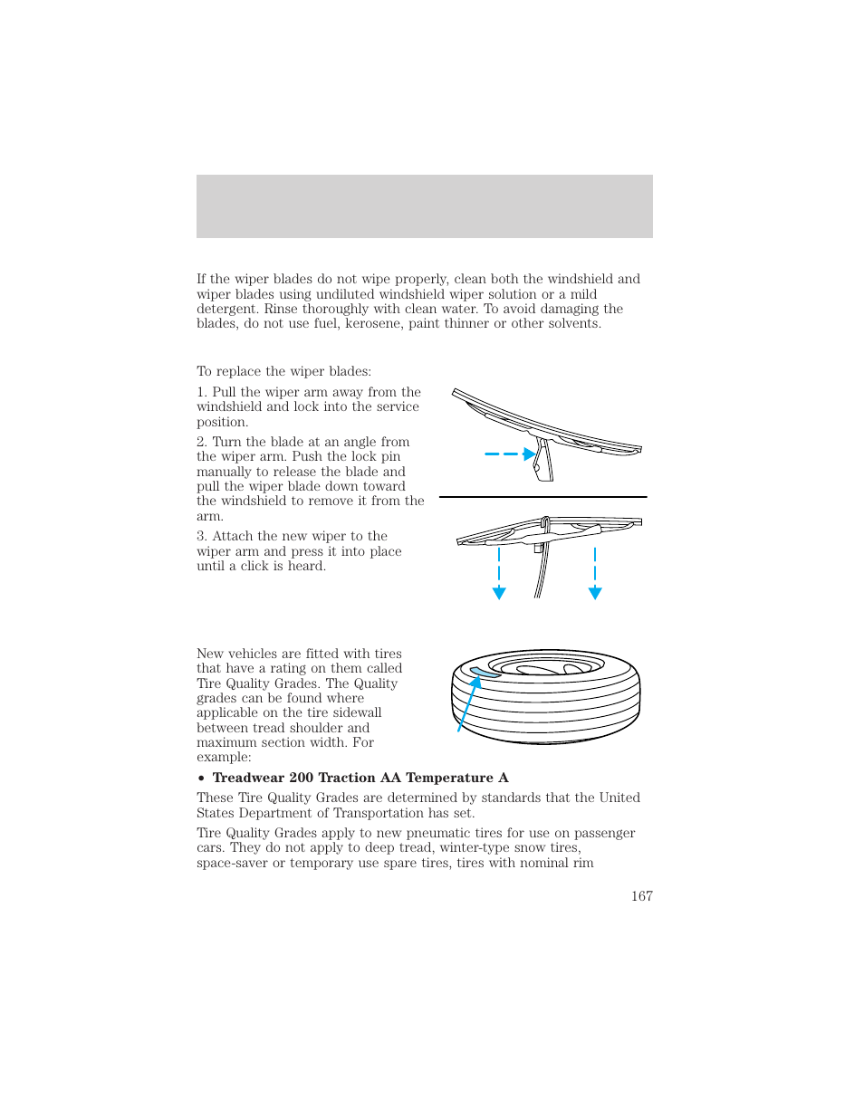 Maintenance and care | FORD 2001 E-450 User Manual | Page 167 / 224