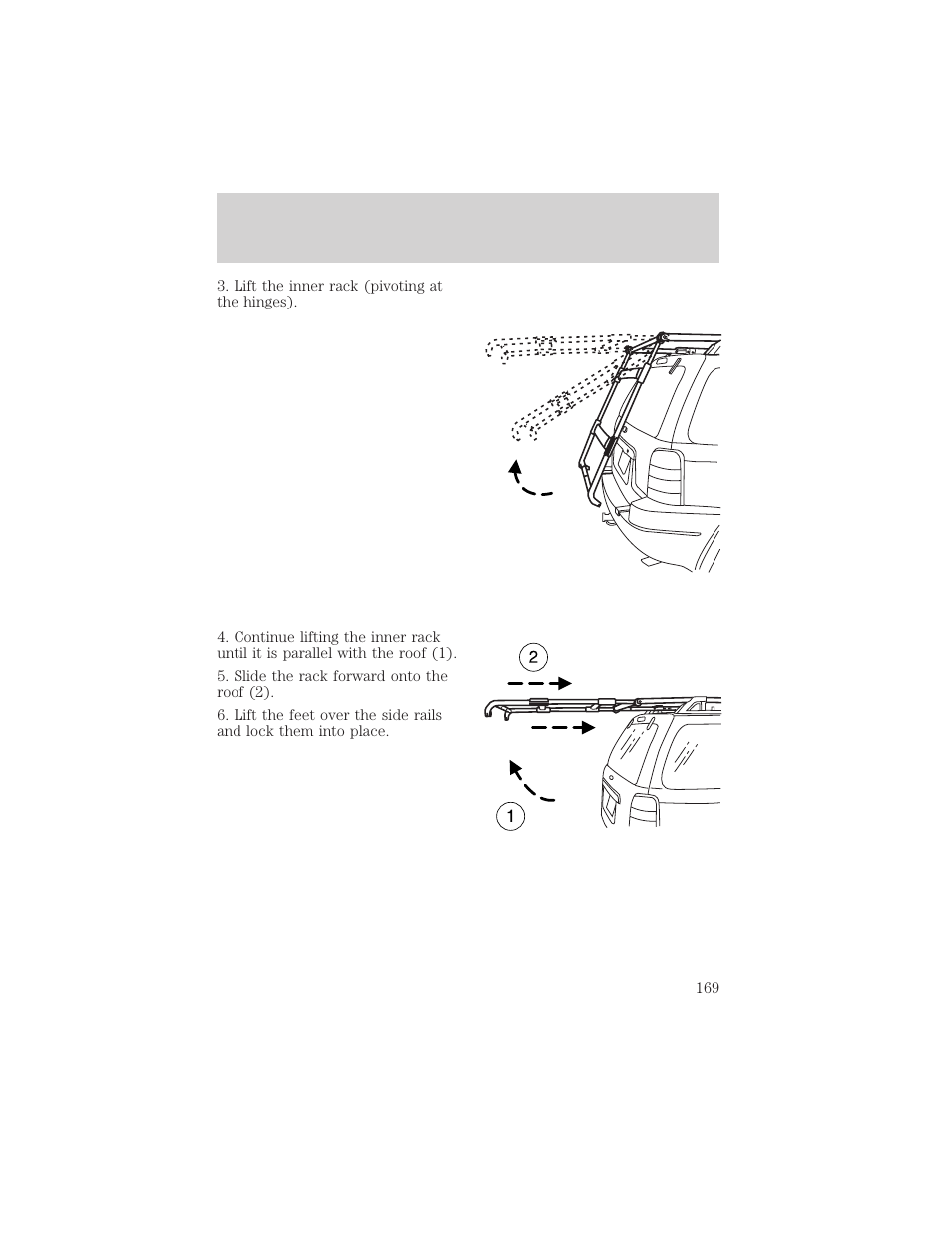 Driving | FORD 2001 Escape User Manual | Page 169 / 280