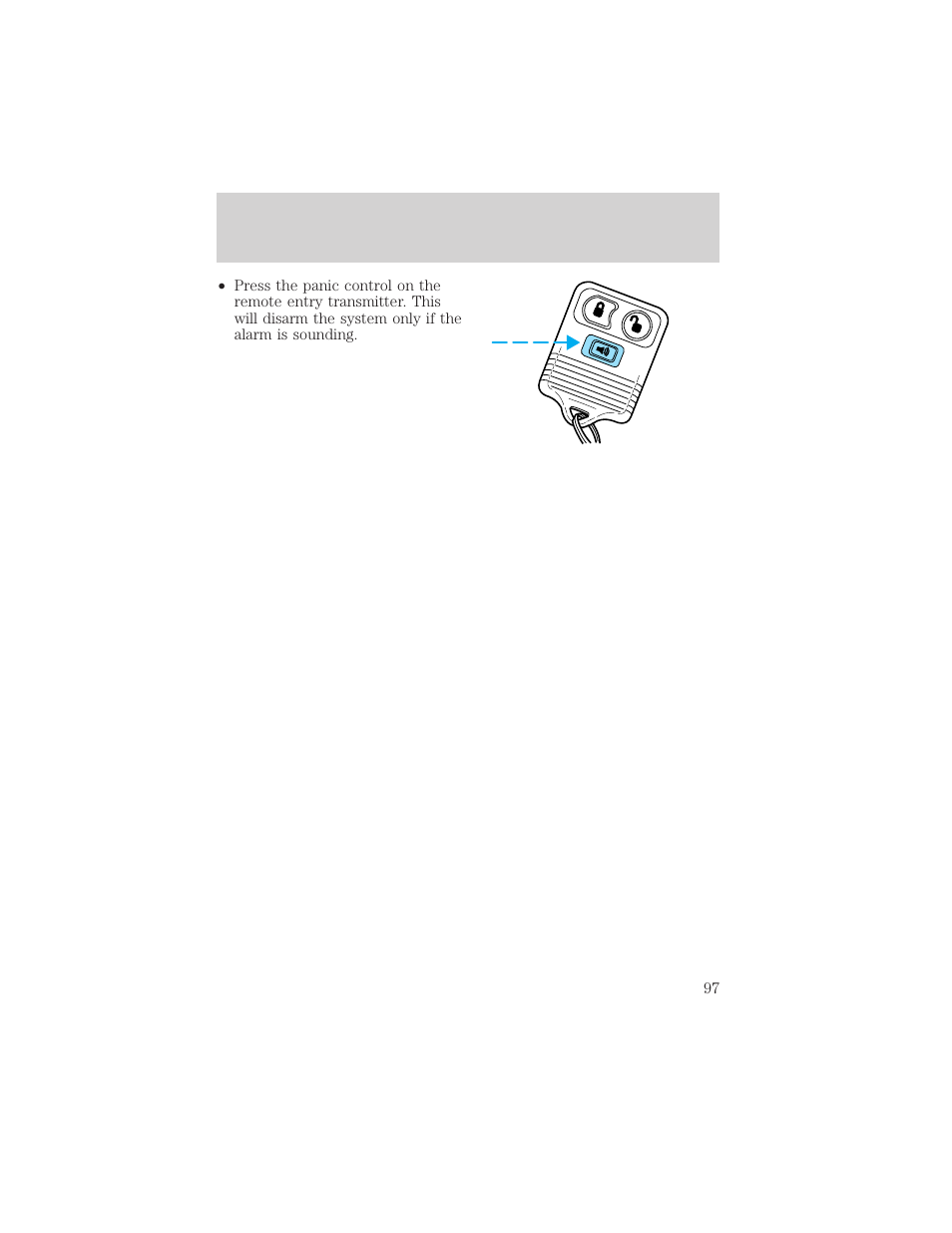 Controls and features | FORD 2001 Escape User Manual | Page 97 / 280