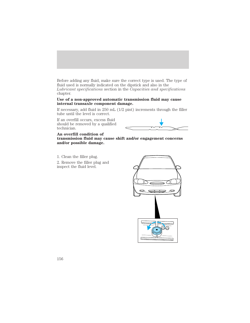 Maintenance and care | FORD 2001 Escort User Manual | Page 156 / 216