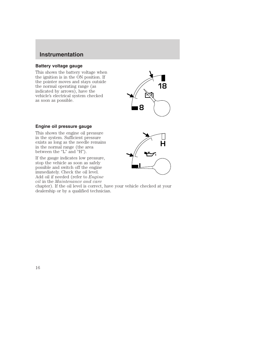 818 l h | FORD 2001 Excursion v.2 User Manual | Page 16 / 248