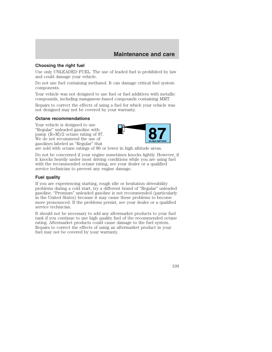 FORD 2001 Excursion v.2 User Manual | Page 199 / 248