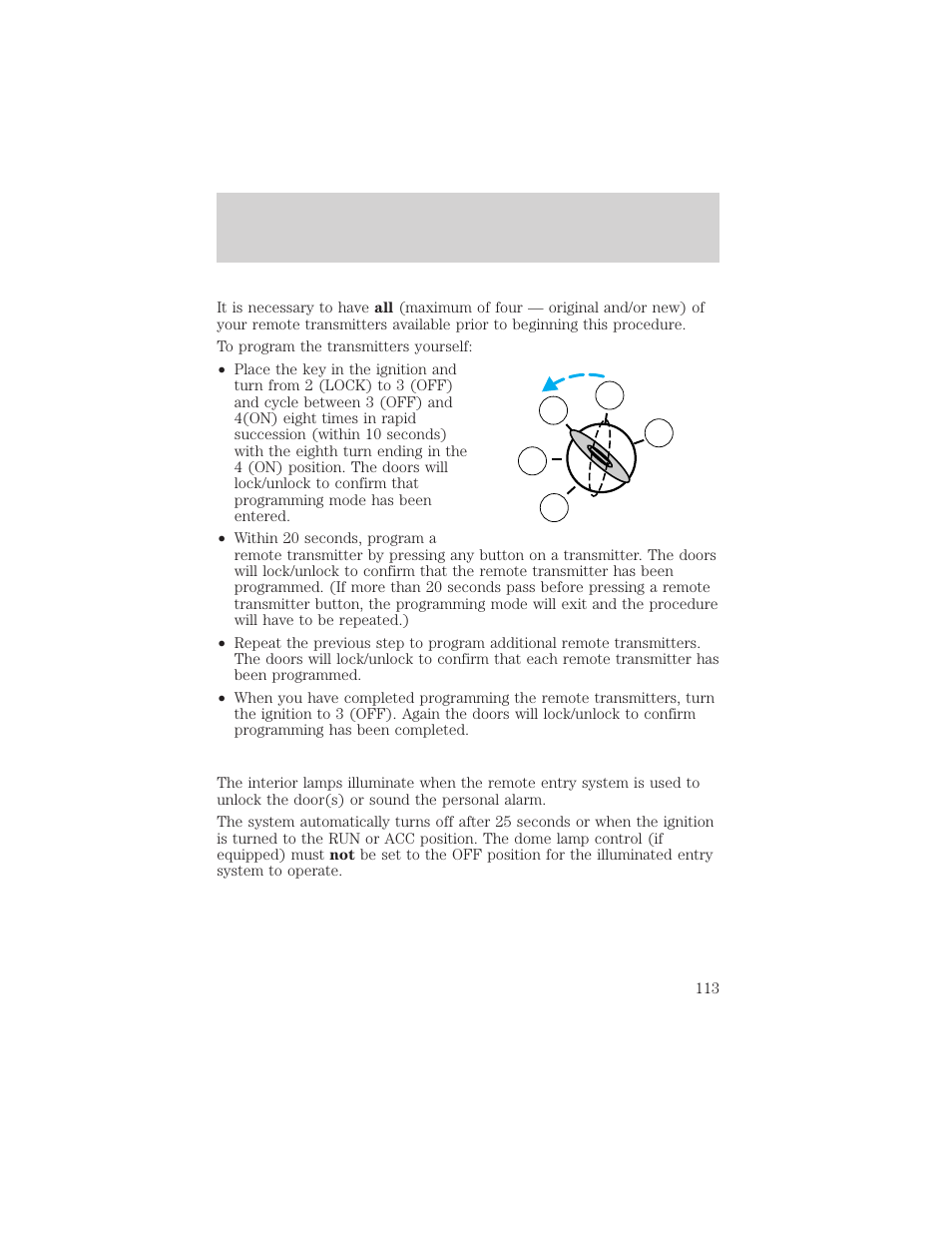 Controls and features | FORD 2001 Explorer User Manual | Page 113 / 288