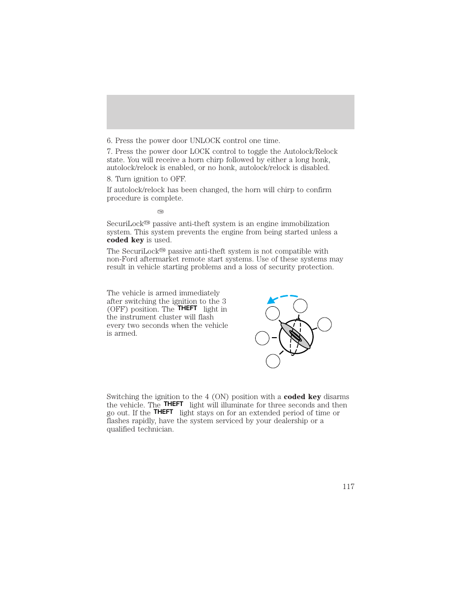 Controls and features | FORD 2001 Explorer User Manual | Page 117 / 288