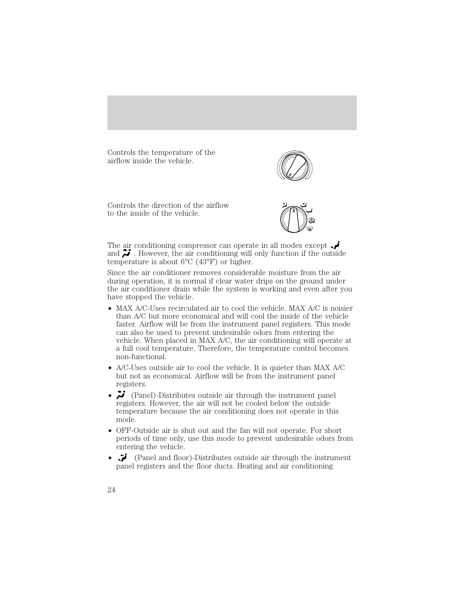 Controls and features | FORD 2001 Explorer User Manual | Page 24 / 288