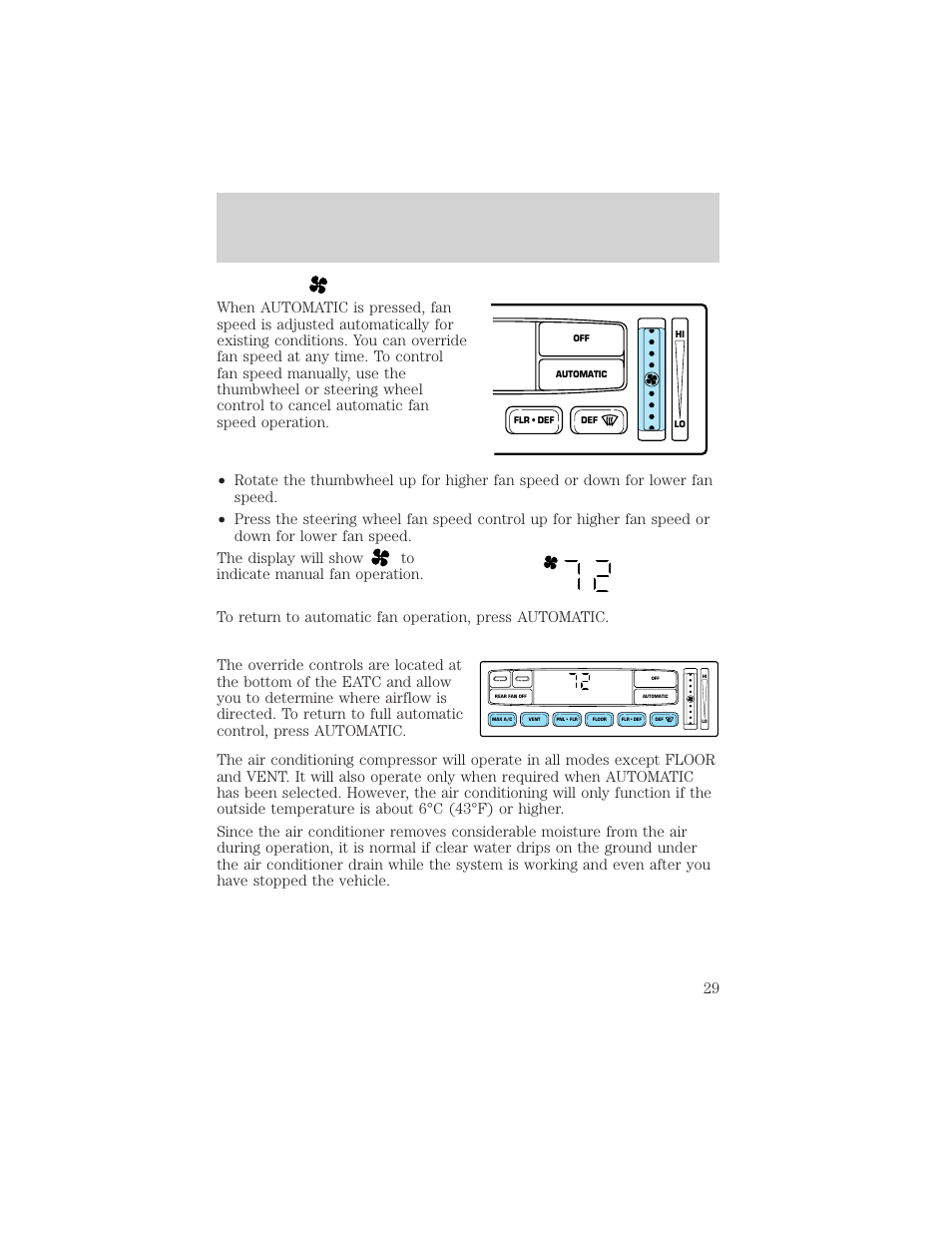 Controls and features | FORD 2001 Explorer User Manual | Page 29 / 288