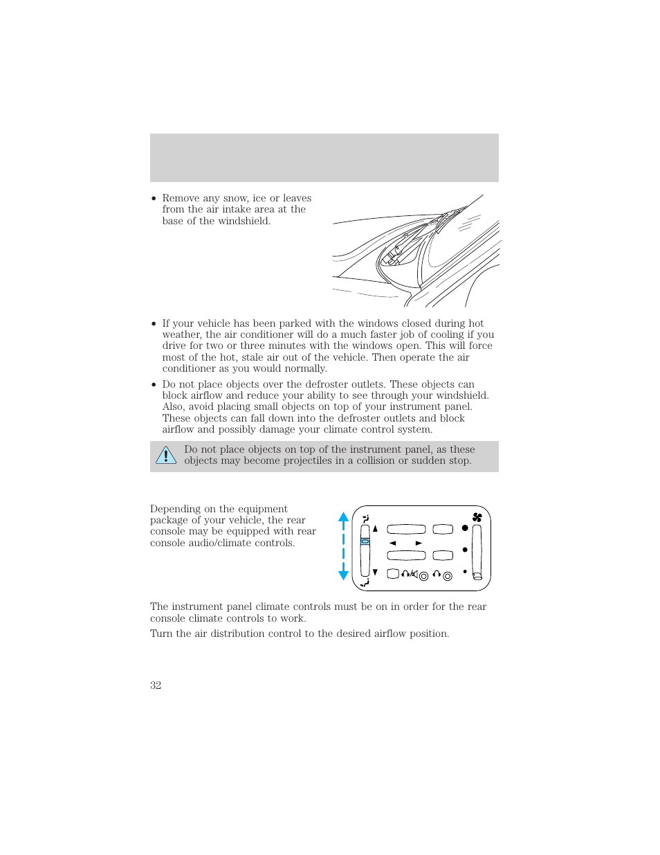 Controls and features | FORD 2001 Explorer User Manual | Page 32 / 288