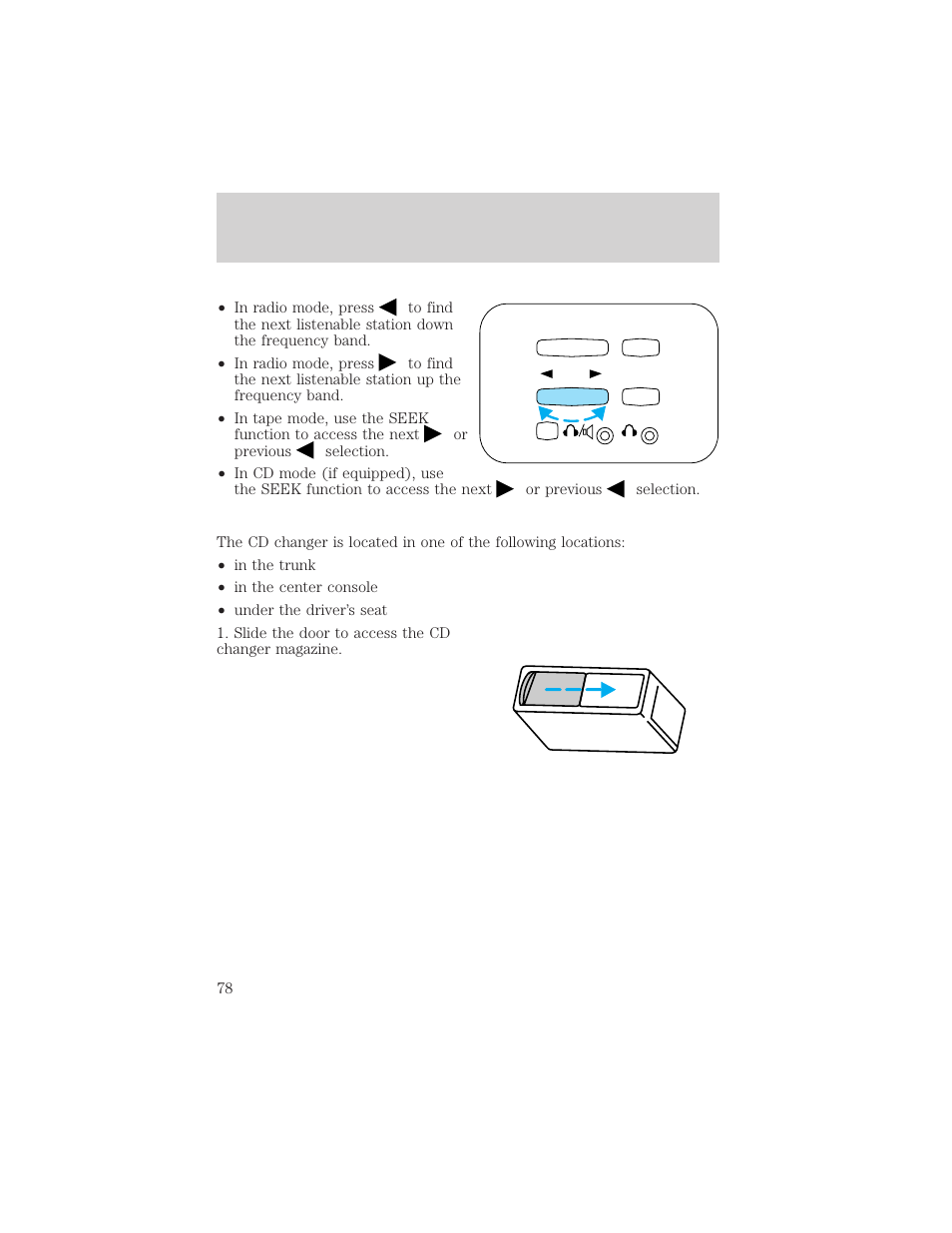 Controls and features | FORD 2001 Explorer User Manual | Page 78 / 288