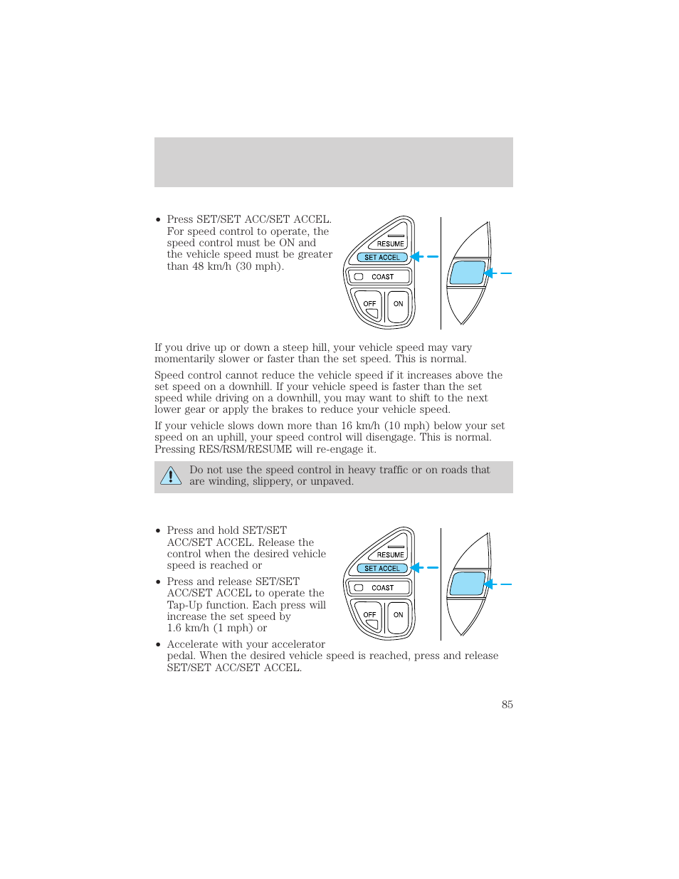 Controls and features | FORD 2001 Explorer User Manual | Page 85 / 288