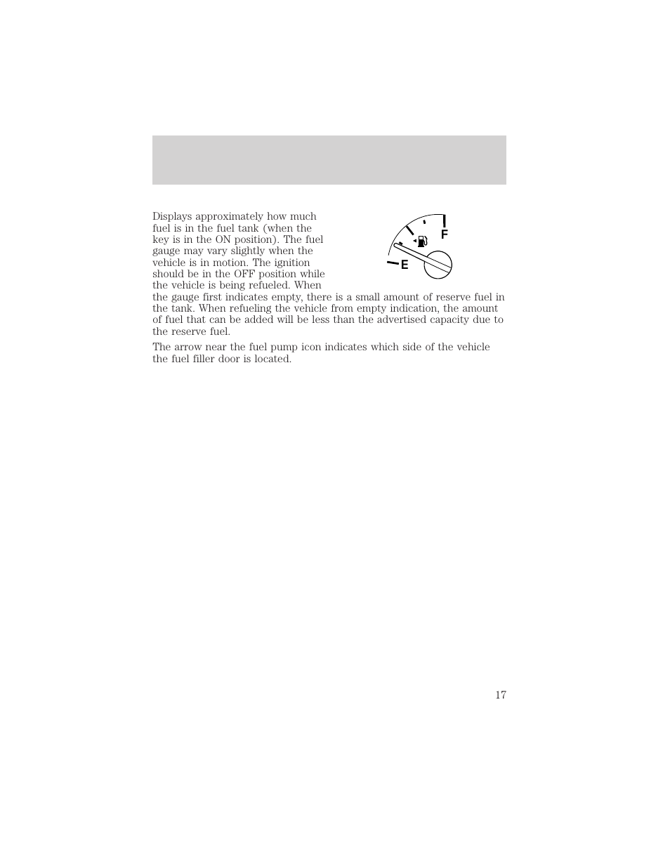 Instrumentation | FORD 2001 Explorer Sport Trac User Manual | Page 17 / 264