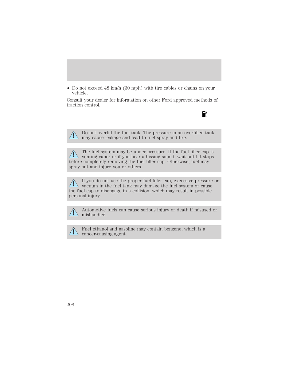 Maintenance and care | FORD 2001 Explorer Sport Trac User Manual | Page 208 / 264