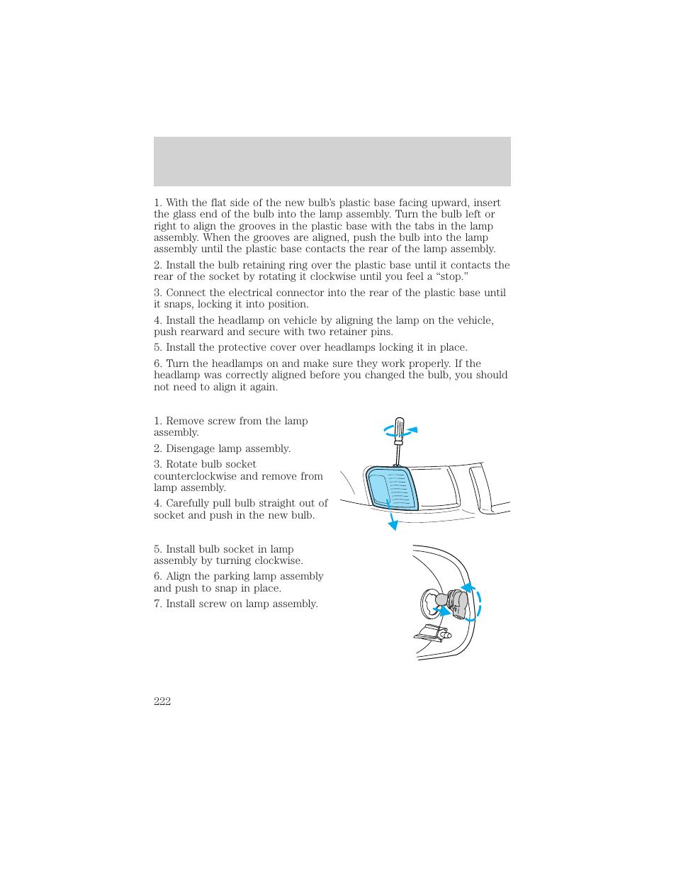 Maintenance and care | FORD 2001 Explorer Sport Trac User Manual | Page 222 / 264