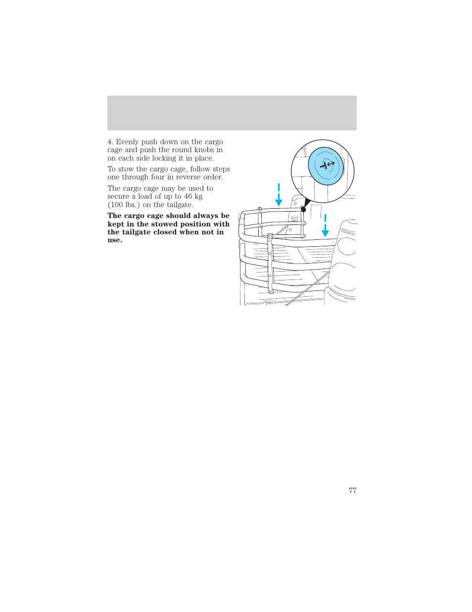Controls and features | FORD 2001 Explorer Sport Trac User Manual | Page 77 / 264