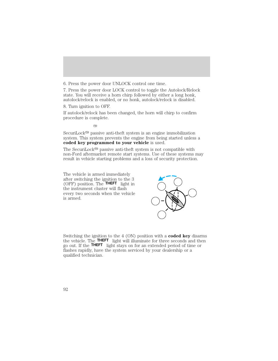 Controls and features | FORD 2001 Explorer Sport Trac User Manual | Page 92 / 264