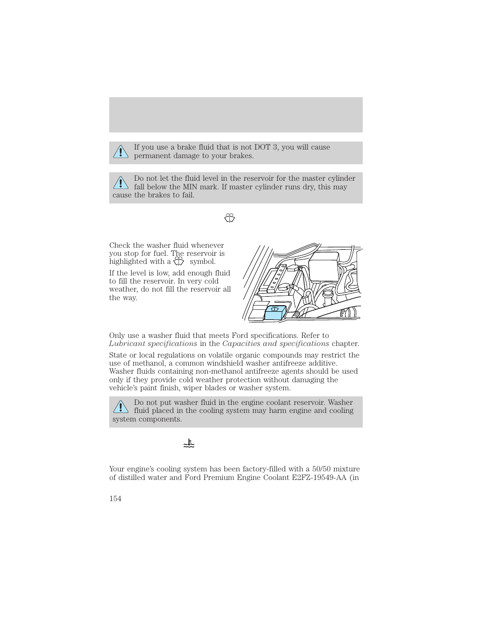 Maintenance and care | FORD 2001 F-150 v.1 User Manual | Page 154 / 224