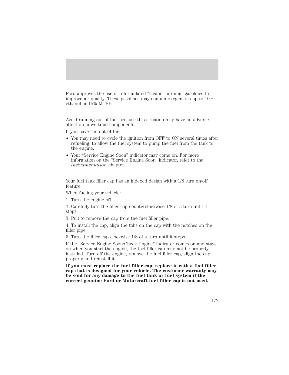 Maintenance and care | FORD 2001 F-150 v.1 User Manual | Page 177 / 224