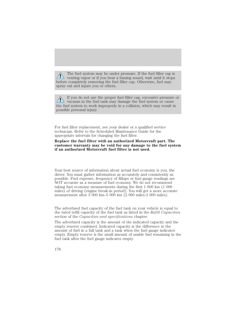 Maintenance and care | FORD 2001 F-150 v.1 User Manual | Page 178 / 224