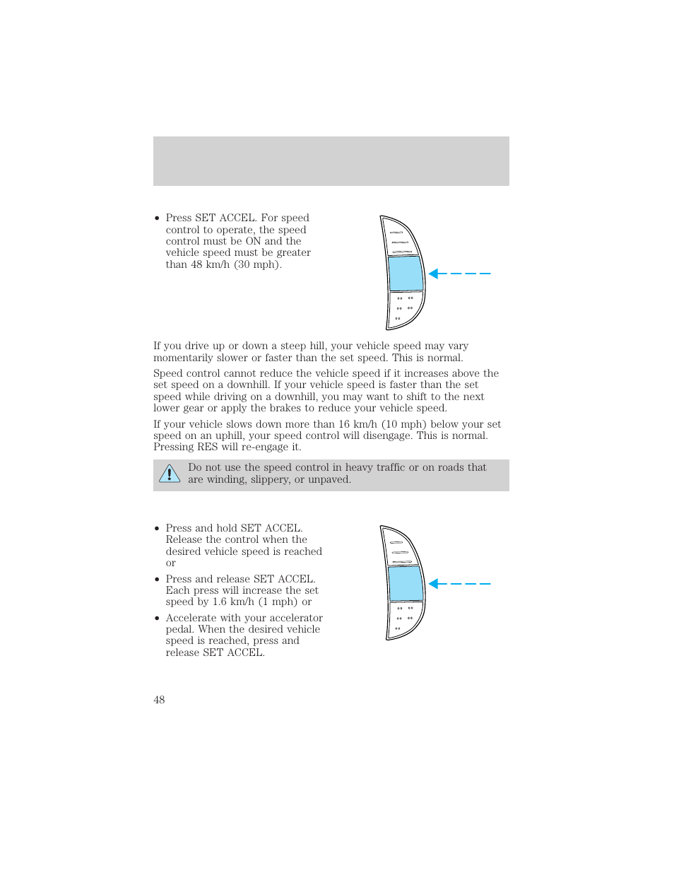 Controls and features | FORD 2001 F-150 v.1 User Manual | Page 48 / 224