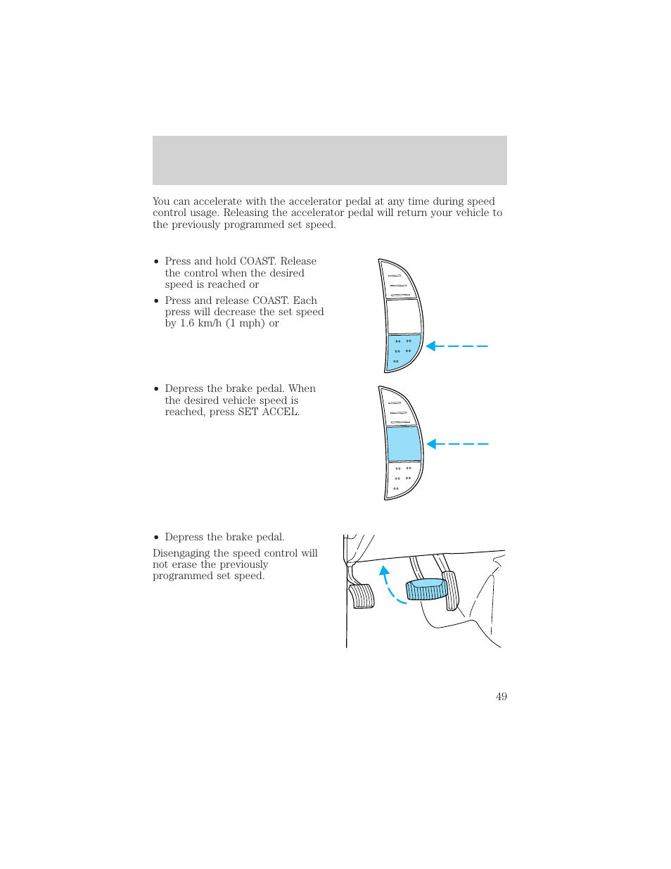 Controls and features | FORD 2001 F-150 v.1 User Manual | Page 49 / 224