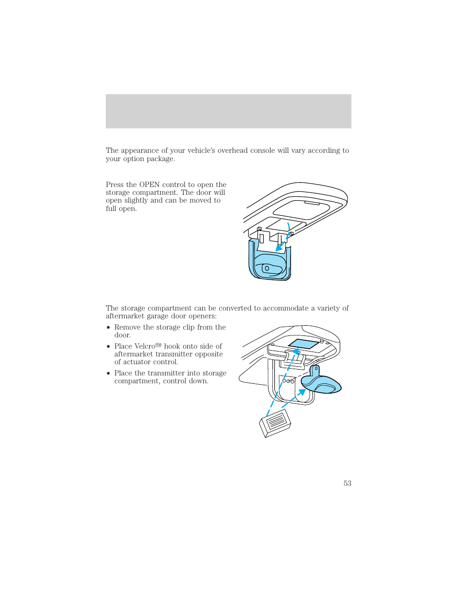 Controls and features | FORD 2001 F-150 v.1 User Manual | Page 53 / 224
