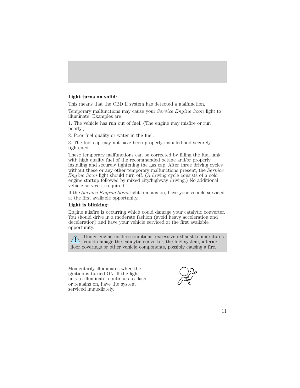 Instrumentation | FORD 2001 F-550 v.1 User Manual | Page 11 / 272