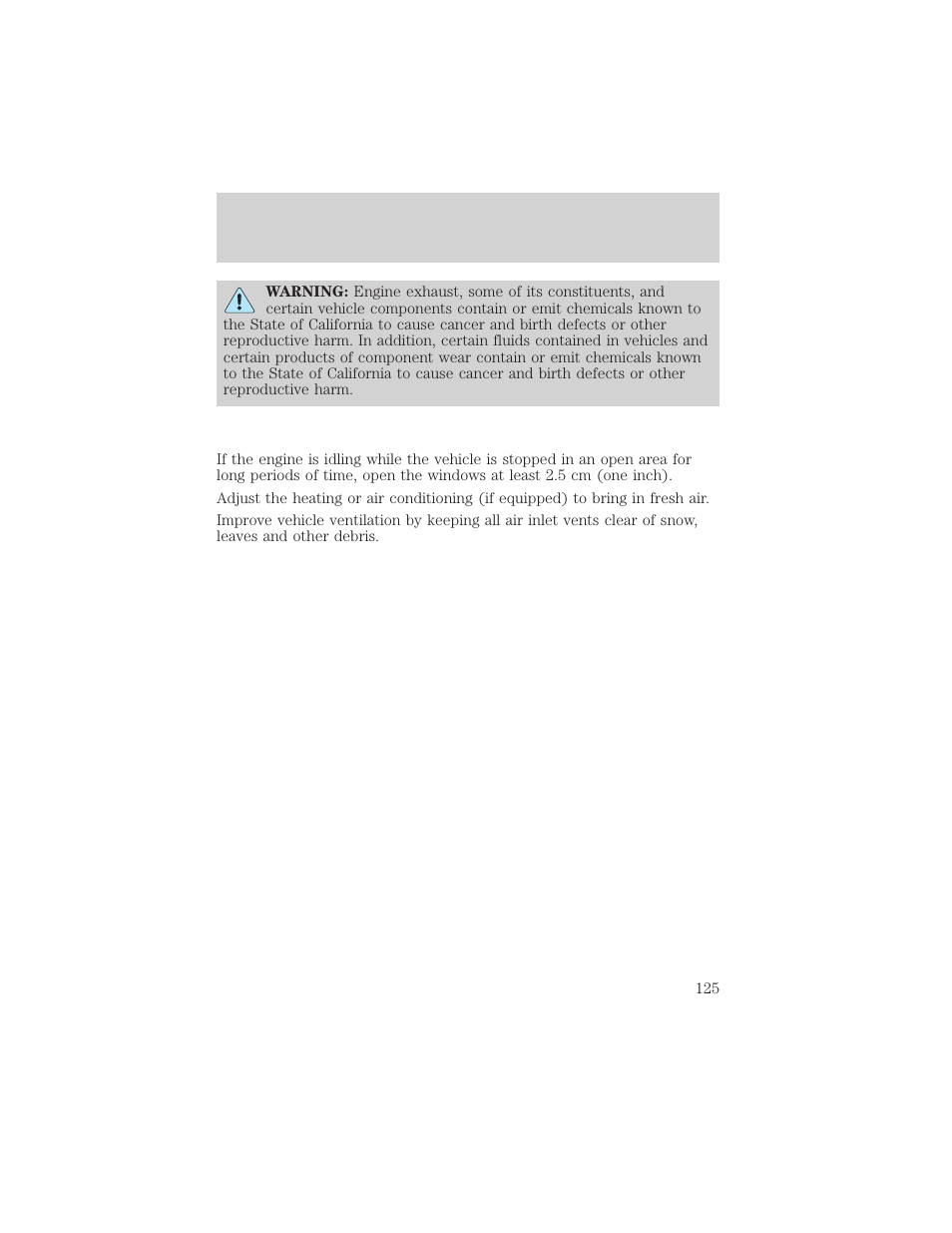 Starting | FORD 2001 F-550 v.1 User Manual | Page 125 / 272