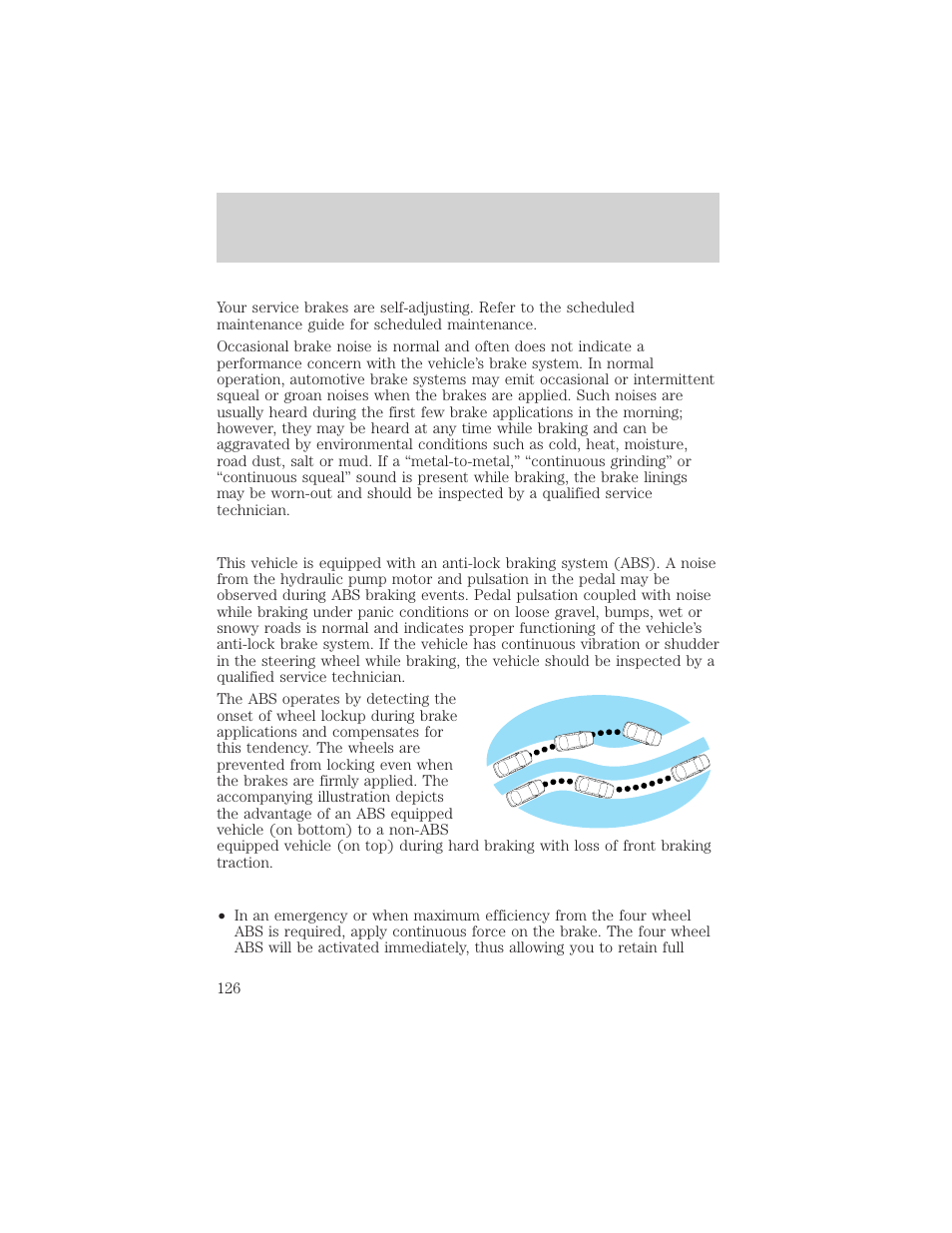 Driving | FORD 2001 F-550 v.1 User Manual | Page 126 / 272