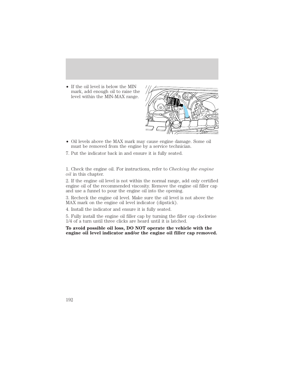 Maintenance and care | FORD 2001 F-550 v.1 User Manual | Page 192 / 272