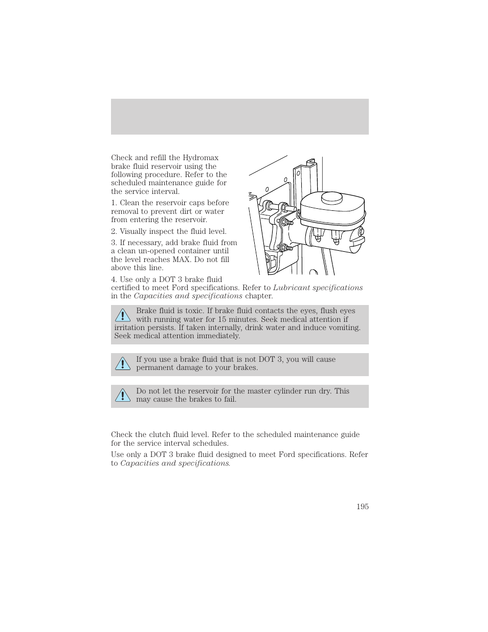 Maintenance and care | FORD 2001 F-550 v.1 User Manual | Page 195 / 272