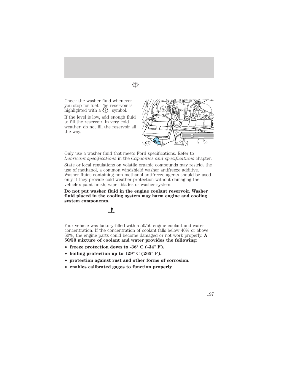 Maintenance and care | FORD 2001 F-550 v.1 User Manual | Page 197 / 272