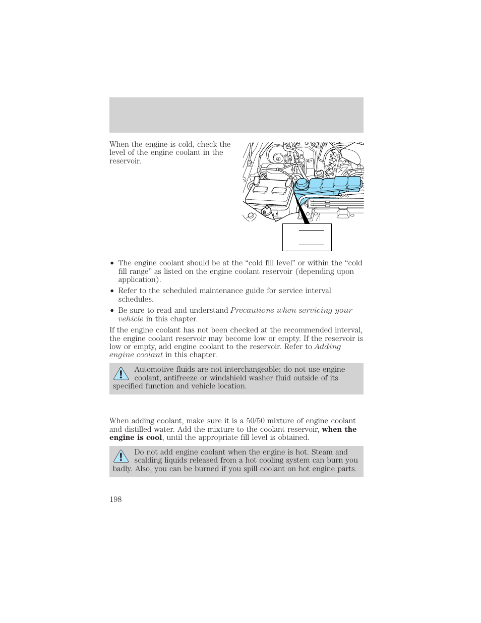 Maintenance and care | FORD 2001 F-550 v.1 User Manual | Page 198 / 272