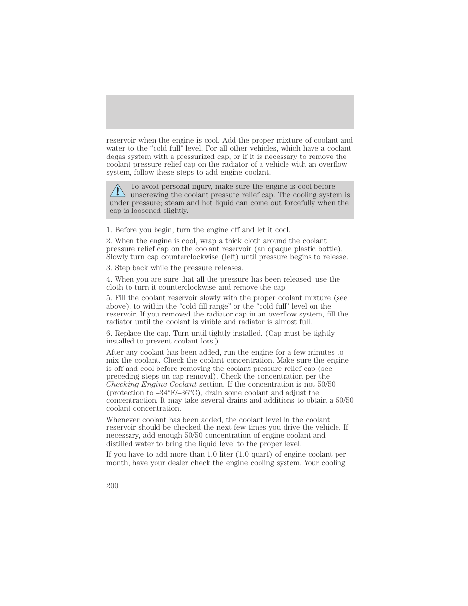 Maintenance and care | FORD 2001 F-550 v.1 User Manual | Page 200 / 272