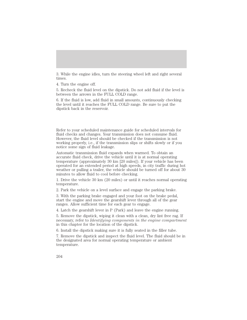 Maintenance and care | FORD 2001 F-550 v.1 User Manual | Page 204 / 272