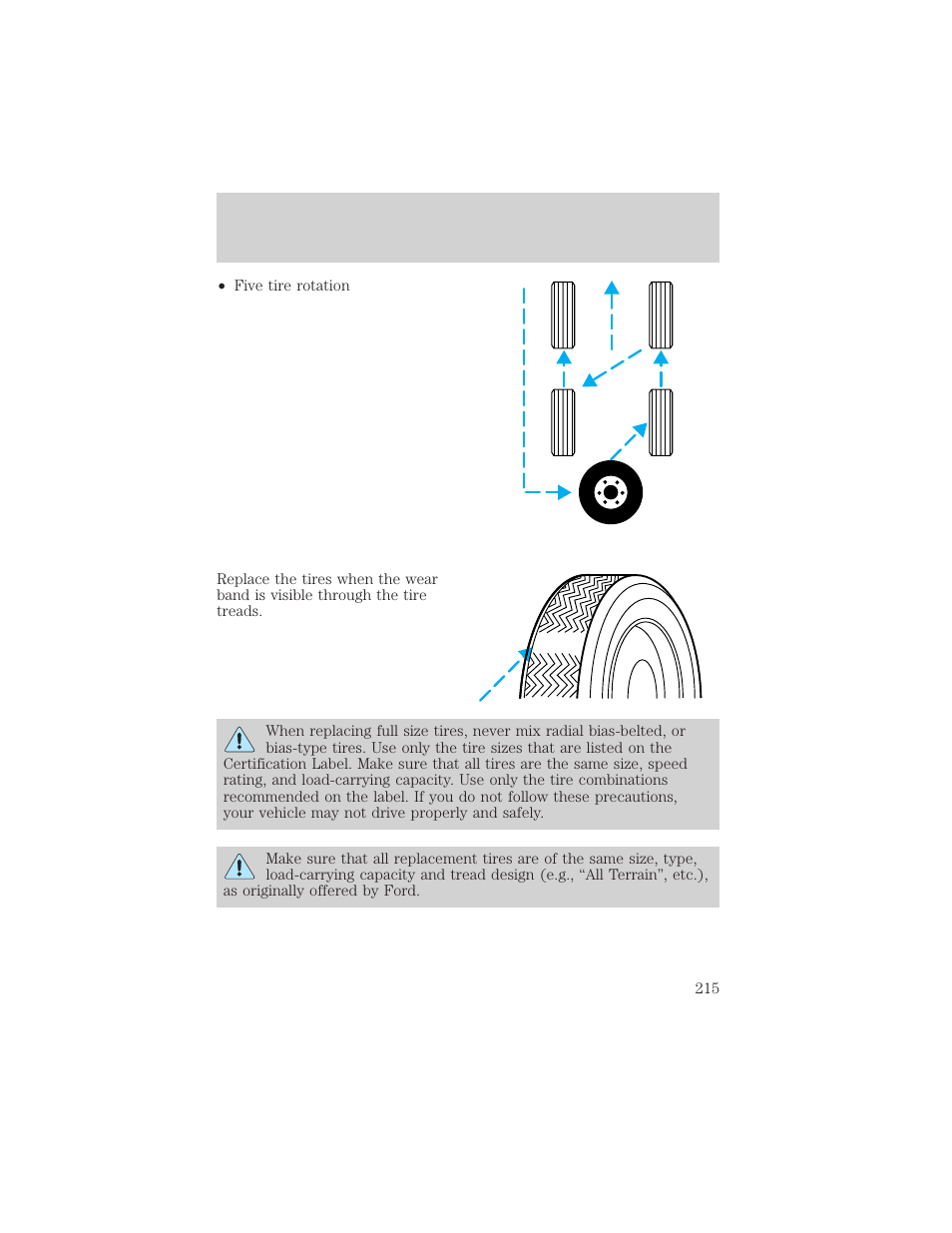 Maintenance and care | FORD 2001 F-550 v.1 User Manual | Page 215 / 272