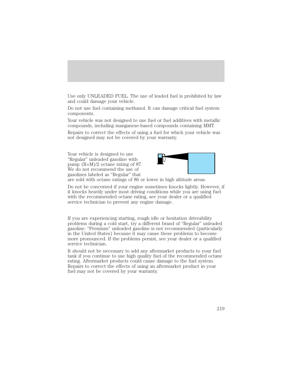 FORD 2001 F-550 v.1 User Manual | Page 219 / 272