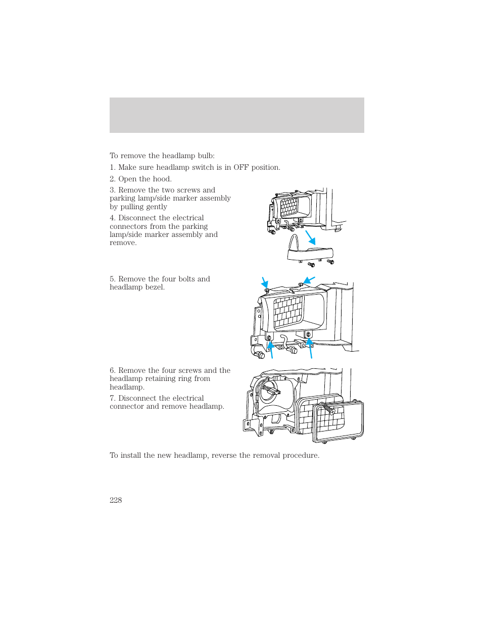 Maintenance and care | FORD 2001 F-550 v.1 User Manual | Page 228 / 272